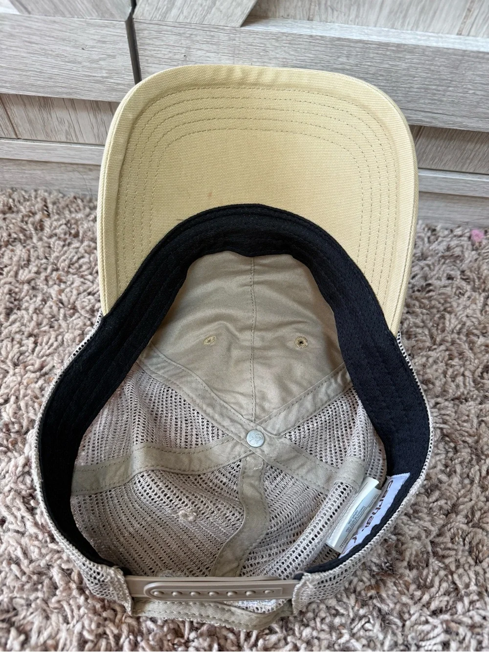Carhartt tan canvas  Mesh Back Hat